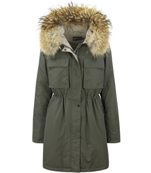 warm winter JACKET Padded FUR Coat