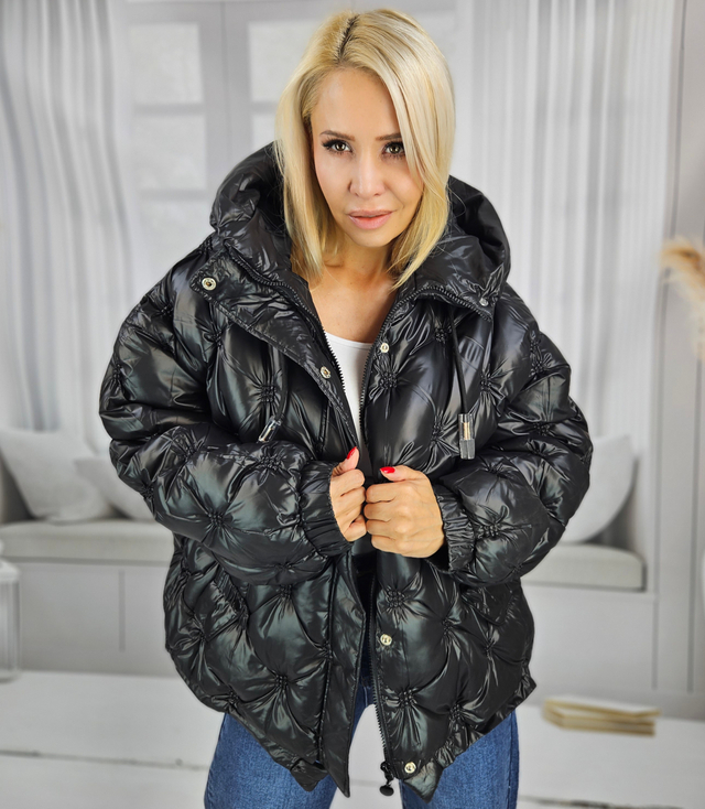 Women's quilted insulated transitional jacket with hood JULIET