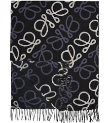 Warm stylish scarf abstract pattern soft smooth 180x70 cm