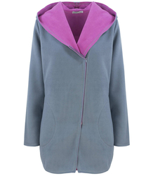 Women's warm parka fleece hoodie