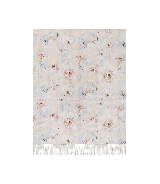 Women's floral pattern scarf 180x70