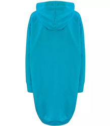 Oversizowa bluza parka gładka długi tył