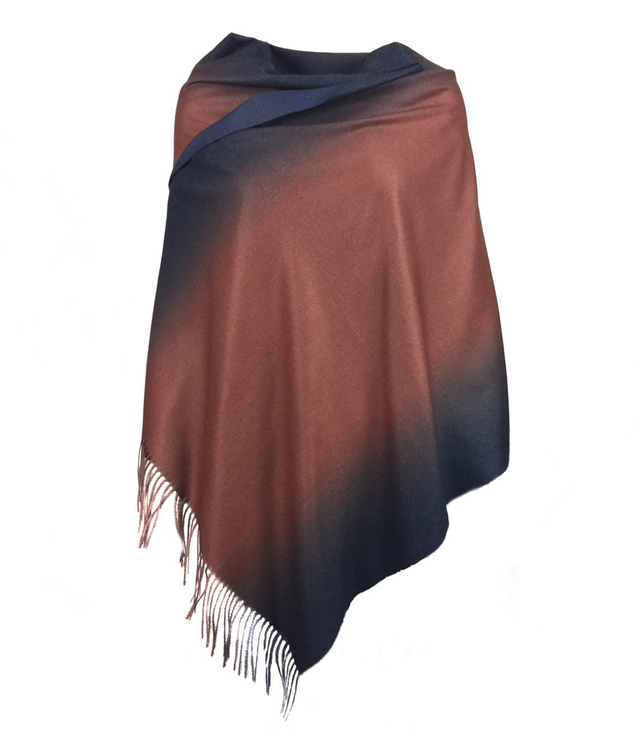 Beautiful soft large shawl scarf ETOLA OMBRE