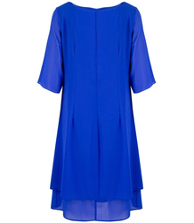 Elegant tulle dress with lining midi IZABELLA plus size