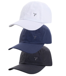 Men's baseball cap dainty V stamp