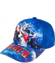 Children's baseball cap decorated with a colorful print 