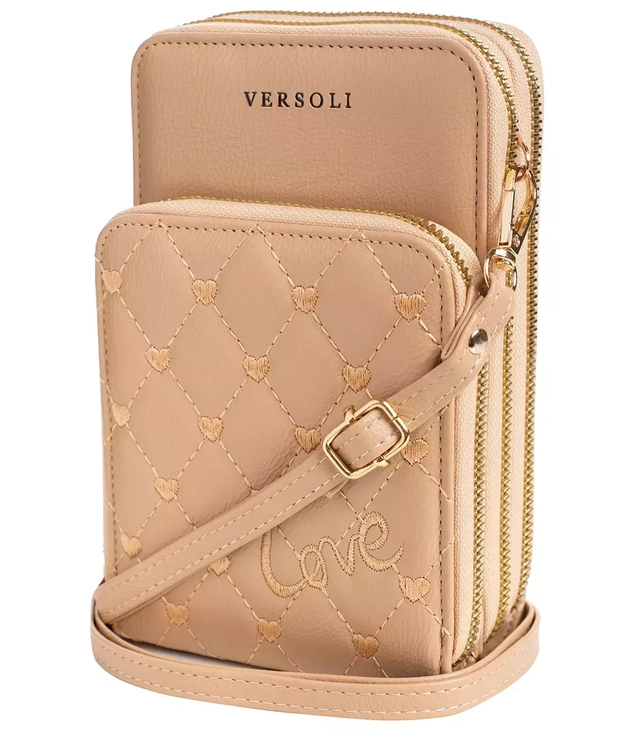 Small mini clutch purse heart wallet