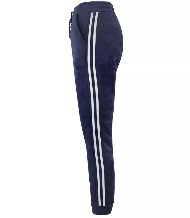 Wygodne welurowe Spodnie DRESOWE ocieplane