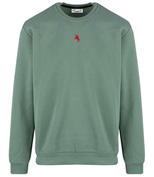 Men's warm sweatshirt with ozodbone embroidery