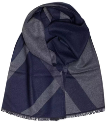 Men's scarf with tassels in patterns