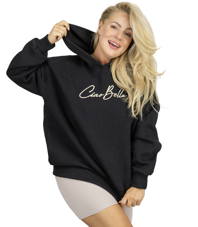 Women's warm hoodie CIAO BELLA