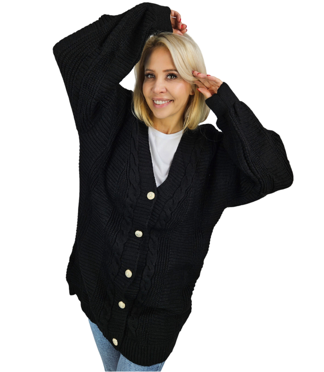 Warm, fashionable, loose women's sweater MATYLDA