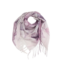 Women's scarf with floral pattern 100x100