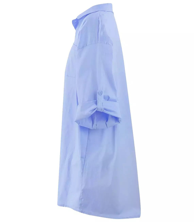 Long shirt Basic cotton shirt dress