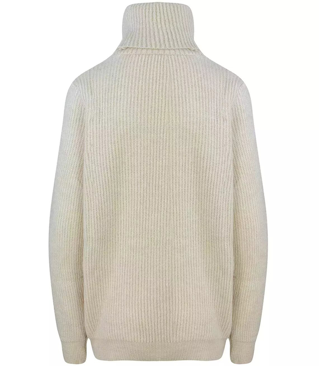 Classic ribbed turtleneck sweater