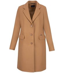 Klasyczny Elegancki PŁASZCZ jednorzędowy