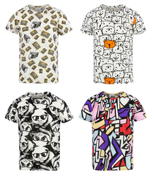 Men's t-shirt, short sleeve, colorful print