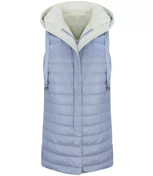 Long women's VEST reversible vest