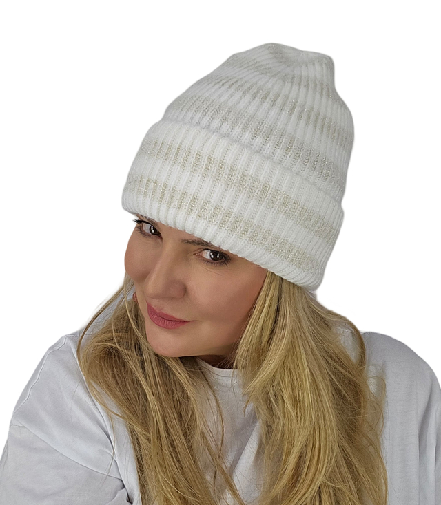 Warm women's BEANIE winter beanie autumn one-color hat