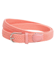 Casualowy damski pasek 2,5 cm pleciona taśma