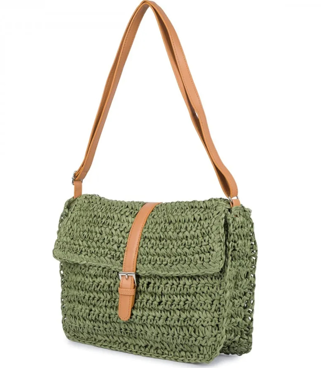 Summer bag, woven shoulder bag, elegant, boho style