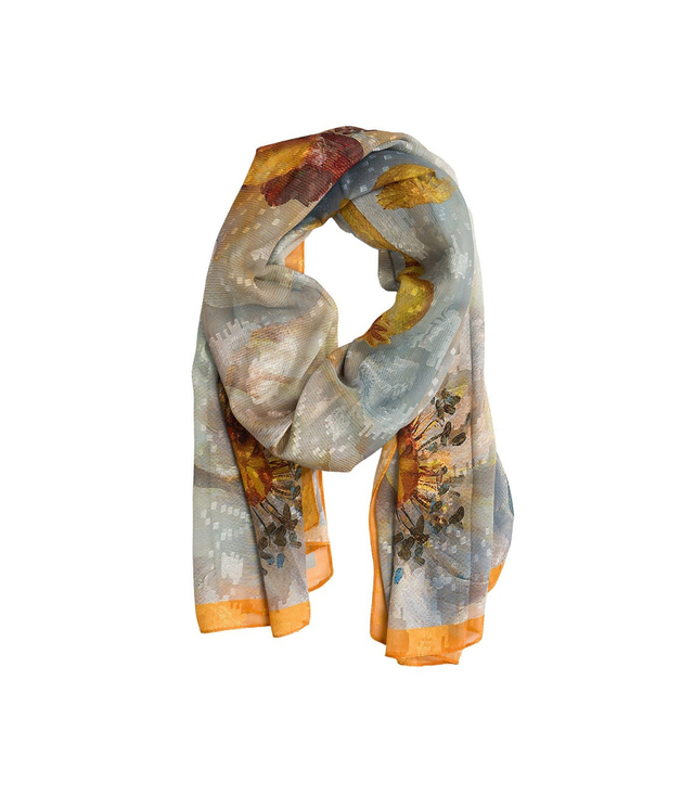 Women's patterned shawl 70x180