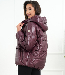 Women's insulated bomber jacket with quilting JAGNA