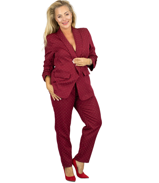 Women's elegant and evening sequins suit