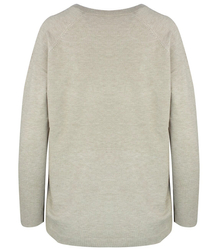 Classic smooth women's sweater with buttons MARIA
