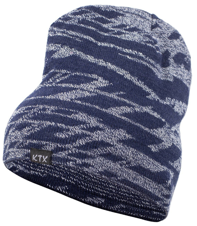 Multipurpose autumn winter beanie BEANIE Warm abstract pattern