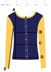 Interesting sweatshirt TUNIC WITH LIPS Asymmetric