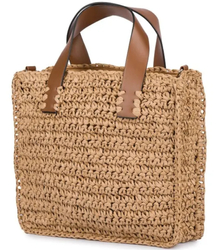 Summer bag shoulder shopper bag braided 