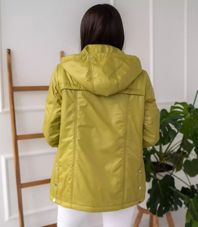 Women's transitional spring hooded jacket LUIZA