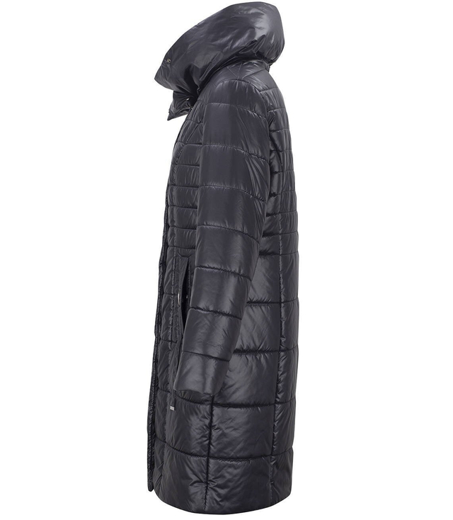 Long elegant quilted insulated coat for women AMELIA