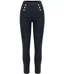 Damskie spodnie jegginsy tregginsy skinny Eleganckie