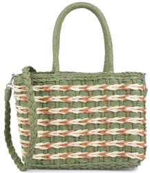 Large basket, summer bag, soft woven handbag