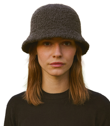 Women's hat made of soft teddy fabric