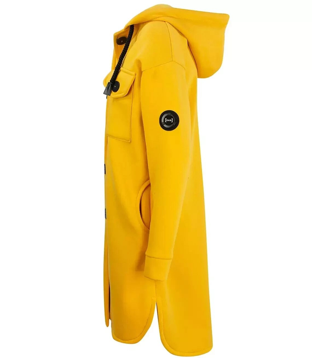 Warm long sweatshirt cotton shirt jacket