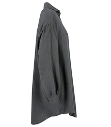 TRINA long, loose muslin shirt