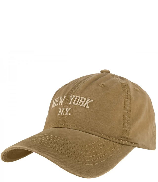 Unisex adjustable cotton baseball cap embroidered NEW YORK