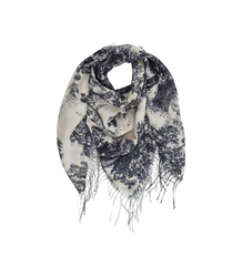 Chusta ze stylowym wzorem wiosenna 100x100