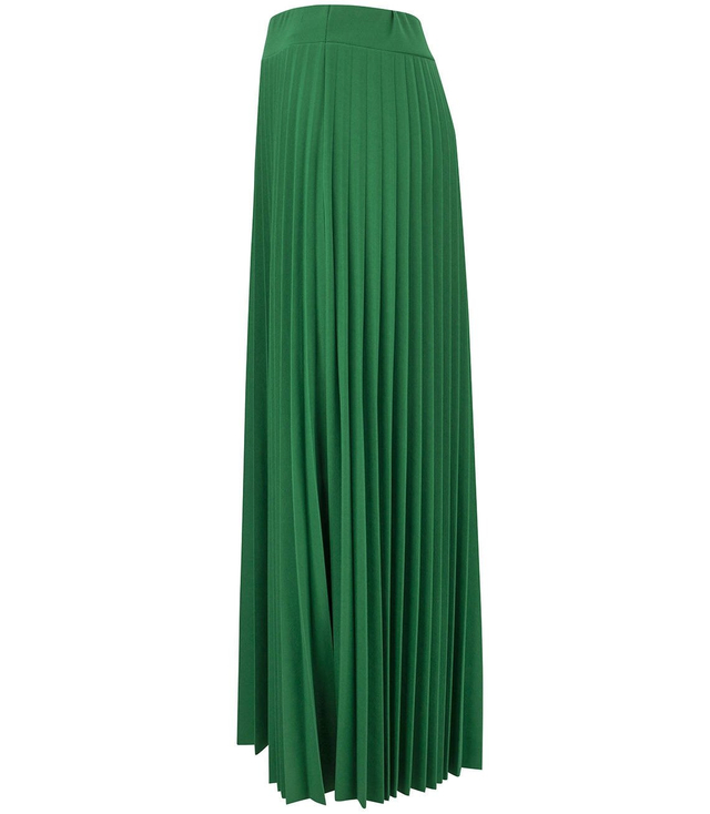 Spódnica plisowana długa midi maxi czarna