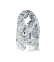 Women's scarf with floral pattern luxury 180x70