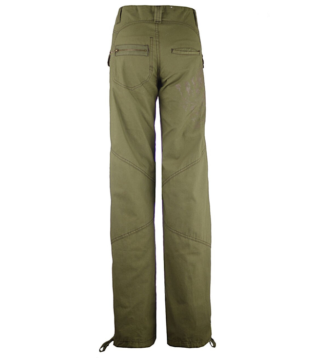 Straight Trousers Women's Cargo Trousers Olive