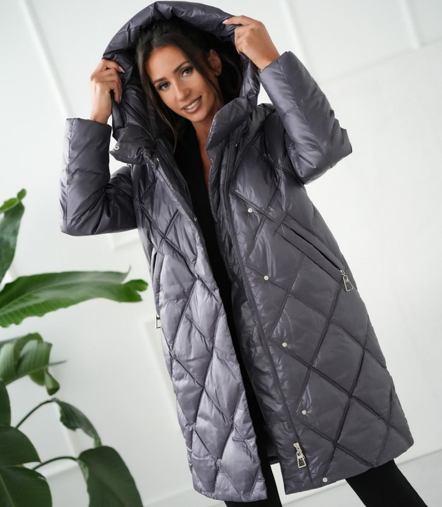 Warm women's winter coat Quilted Insulated MELANIA