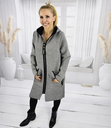 LEA knitted transitional cardigan coat