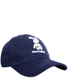 Children's baseball cap decorated with a bunny patch