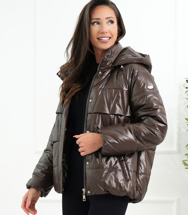 Women's insulated bomber jacket with quilting JAGNA