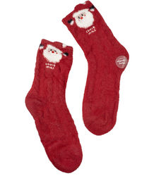 Women's Christmas alpaca socks - long, warm