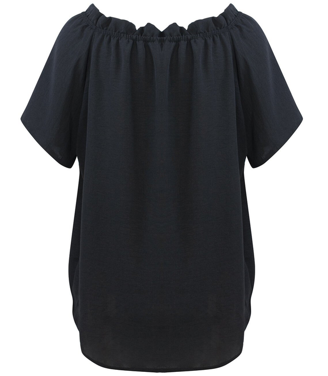 Elegancka KRESZOWANA bluzka TUNIKA wisiorek